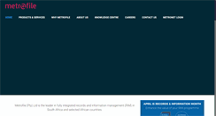 Desktop Screenshot of metrofile.com
