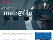 Tablet Screenshot of metrofile.com